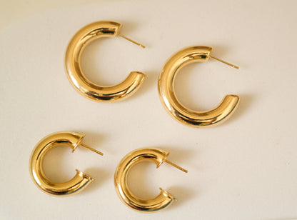 ARGOLA TUBE OURO